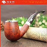 法国CHACOM CC Baccara进口石楠木烟斗 5件套装 巴卡拉棕色光面43