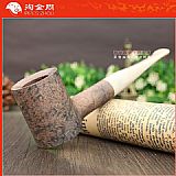进口烟具 法国CC石楠木烟斗 五件套 jurassic侏罗纪灰色155