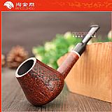 意大利 Vitale维塔莱石楠木烟斗 棕色喷砂01
