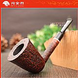 意大利 Vitale维塔莱石楠木烟斗 棕色喷砂02
