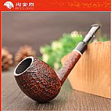 意大利 Vitale维塔莱石楠木烟斗 棕色喷砂03