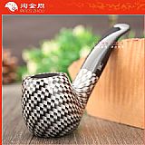 法国BC 石楠木烟斗 NEW CHROMATIC NOIRE CARBO 口袋斗碳纤维