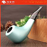 法国butz choquin BC 石楠木烟斗 PASTEL VERT 浅绿色