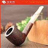 法国butz choquin BC 石楠木烟斗 PLOGOFF 麻面1601