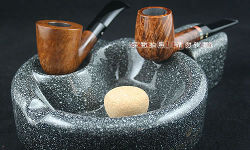 英国皇冠ROYAL CROWN骨瓷烟斗雪 茄两用(灰点)-1