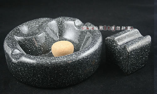 英国皇冠ROYAL CROWN骨瓷烟斗雪 茄两用(灰点)-2