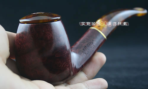 意大利莎芬石楠木烟斗|6件套装有盖光面677-9