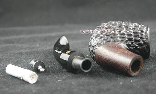 盾牌黑紫檀烟斗 ☆ 特惠6件套装1085k-5