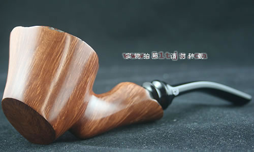 丹麦bjarne bj烟斗大师石楠木火焰纹烟斗|手工烟斗h16-1
