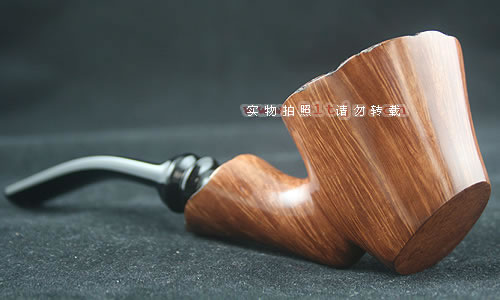 丹麦bjarne bj烟斗大师石楠木火焰纹烟斗|手工烟斗h16-2