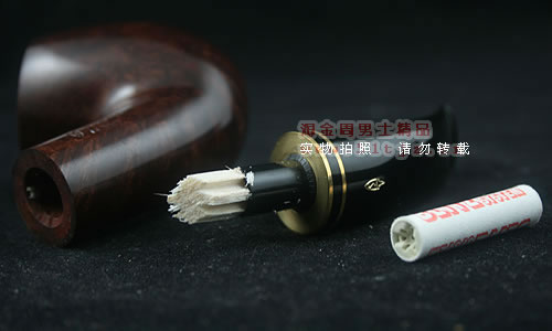 意大利沙芬石楠木烟斗|6件套装双金圈616ks-5