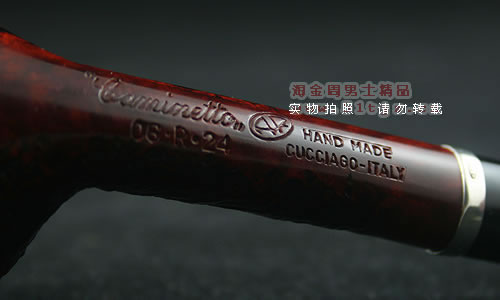 意大利caminetto石楠木烟斗|6件套装手工斗银圈a6c200v-7