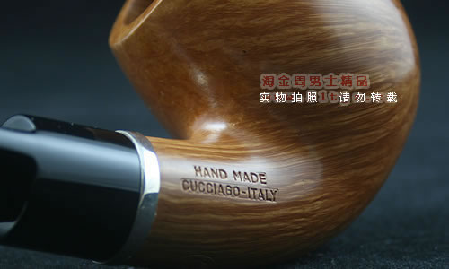 意大利caminetto石楠木烟斗|6件套装手工斗银圈a6c500v-6