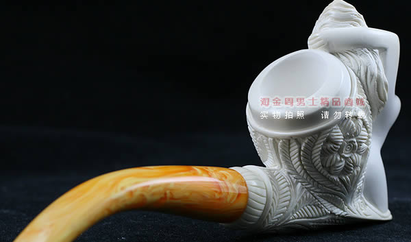 意大利LUBINSKI鲁宾斯基超大海泡石烟斗|套装L05-2