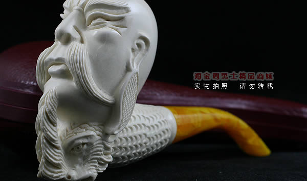 意大利LUBINSKI鲁宾斯基超大海泡石烟斗|套装L03-1