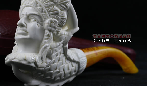 意大利LUBINSKI鲁宾斯基超大海泡石烟斗|套装L04-1