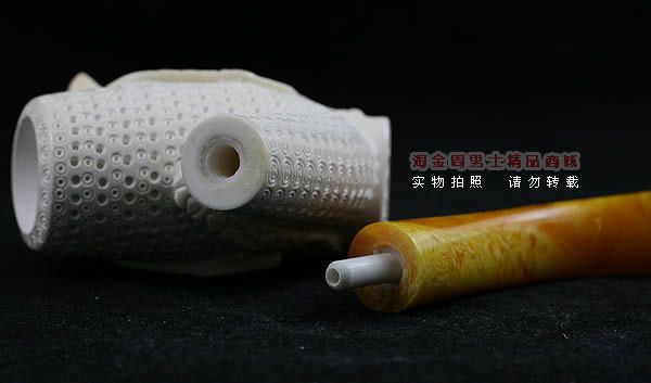 意大利LUBINSKI鲁宾斯基超大海泡石烟斗|套装L01-9