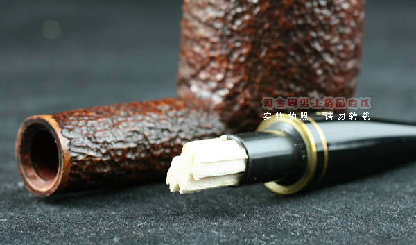 意大利沙芬石楠木烟斗|6件套装双金圈粗面111-7