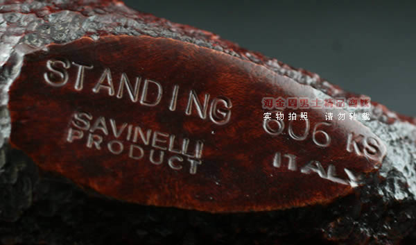 意大利沙芬SAVINELLI石楠木烟斗|6件套桌斗黑嘴606-6