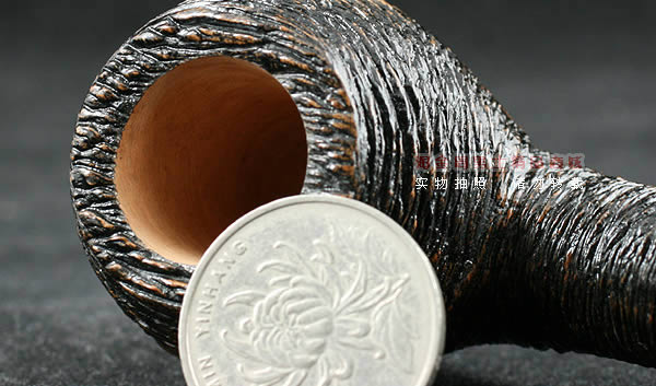 意大利沙芬石楠木烟斗|6件套金银圈粗面636-5