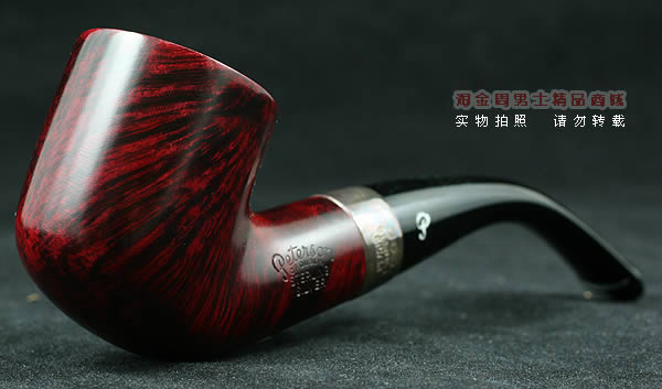彼得森Peterson石楠木烟斗|5件套酒红银圈斗01-1