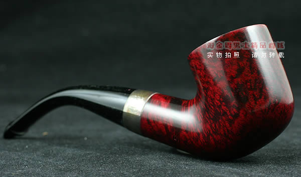 彼得森Peterson石楠木烟斗|5件套酒红银圈斗01-2