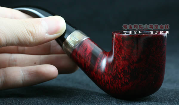 彼得森Peterson石楠木烟斗|5件套酒红银圈斗01-9