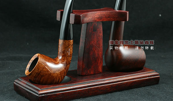 实木烟斗架|2斗架S807-1