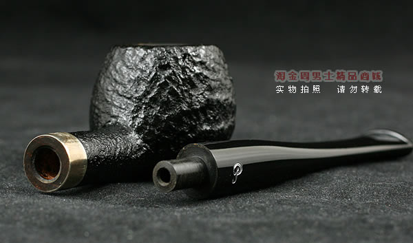 彼得森Peterson石楠木烟斗|5件套925银圈粗面407-6