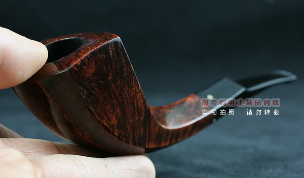 丹麦大师KAI NIELSEN石楠木烟斗|火焰纹D级Kai12-10