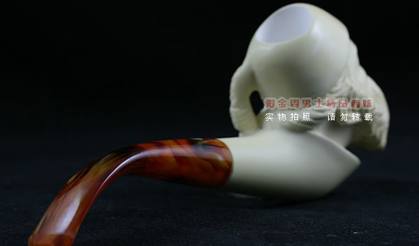 土耳其PAKTAS海泡石烟斗|5件套雕像P8-3