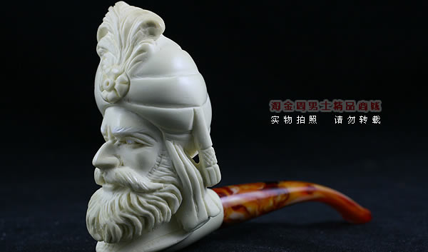 土耳其PAKTAS海泡石烟斗|5件套雕像P25-1