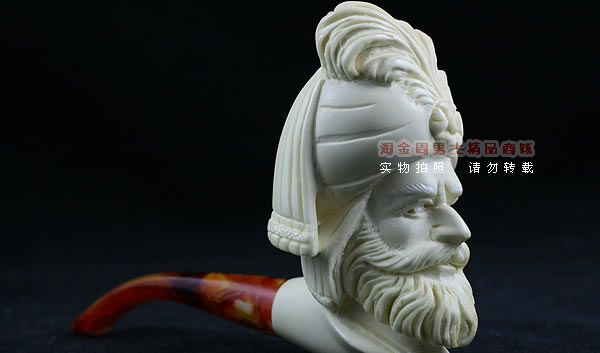 土耳其PAKTAS海泡石烟斗|5件套雕像P25-2