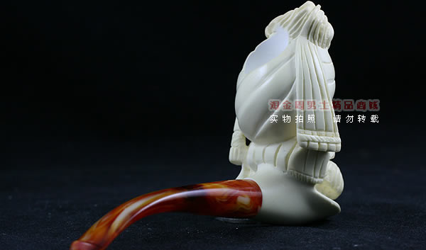 土耳其PAKTAS海泡石烟斗|5件套雕像P25-3