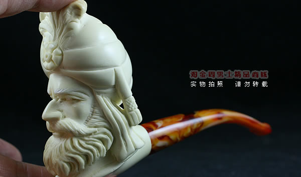 土耳其PAKTAS海泡石烟斗|5件套雕像P25-9