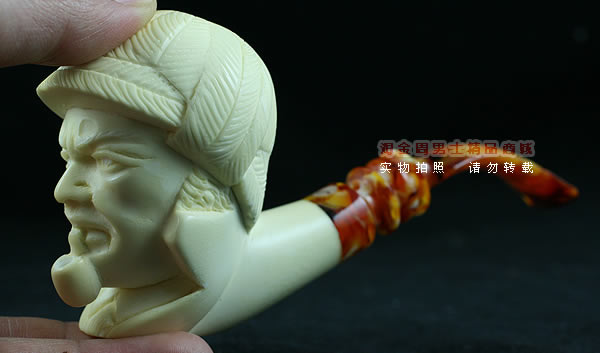 土耳其PAKTAS海泡石烟斗|5件套雕像P39-10