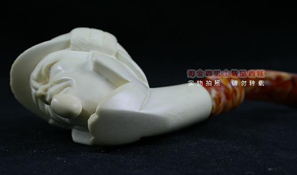 土耳其PAKTAS海泡石烟斗|5件套雕像P39-6