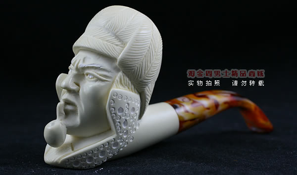 土耳其PAKTAS海泡石烟斗|5件套雕像P7-1