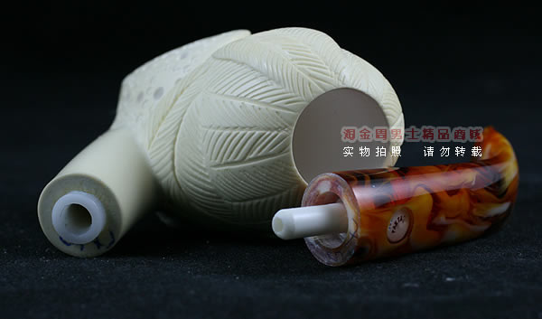 土耳其PAKTAS海泡石烟斗|5件套雕像P7-7