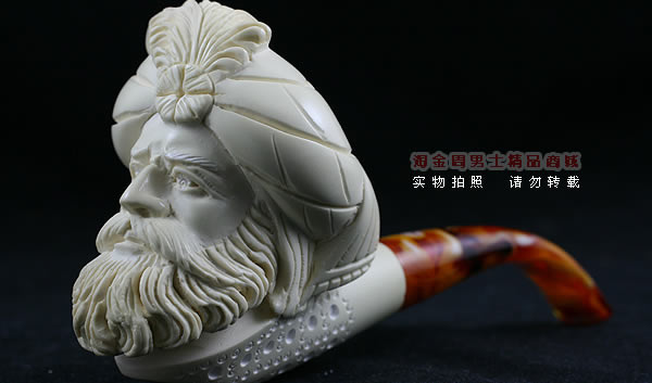 土耳其PAKTAS海泡石烟斗|5件套雕像P79-1