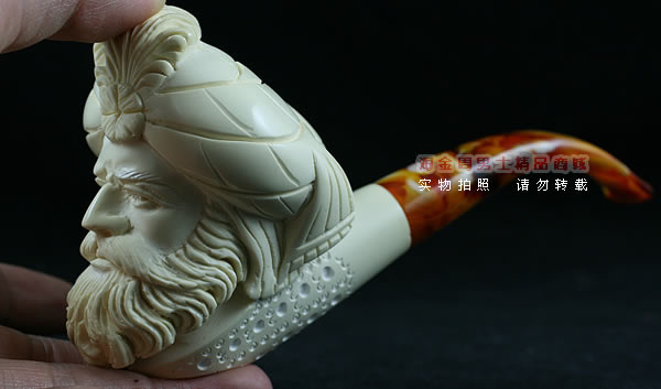 土耳其PAKTAS海泡石烟斗|5件套雕像P79-10