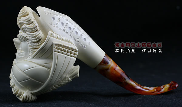 土耳其PAKTAS海泡石烟斗|5件套雕像P79-3