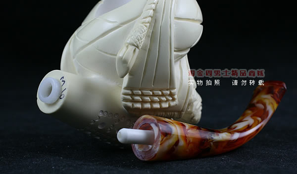 土耳其PAKTAS海泡石烟斗|5件套雕像P79-6