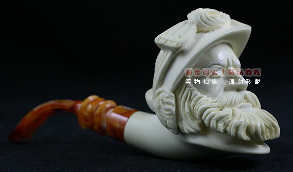 土耳其PAKTAS海泡石烟斗|5件套雕像P82-2