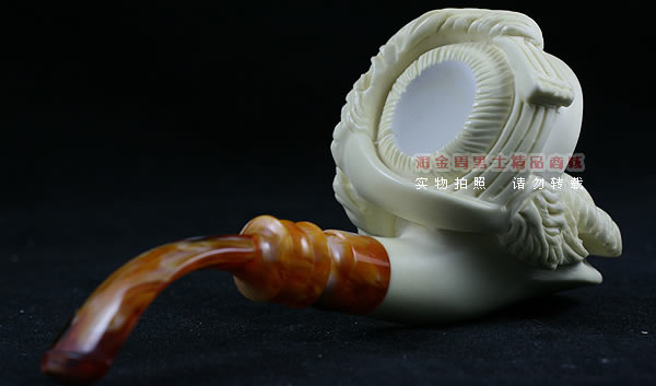 土耳其PAKTAS海泡石烟斗|5件套雕像P82-3