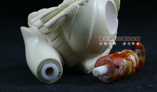 土耳其PAKTAS海泡石烟斗|5件套雕像P84-6