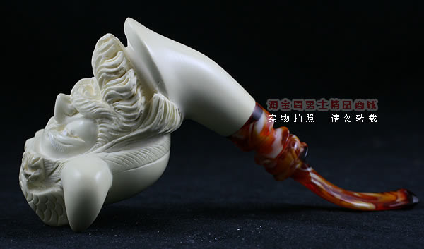 土耳其PAKTAS海泡石烟斗|5件套雕像P88-4