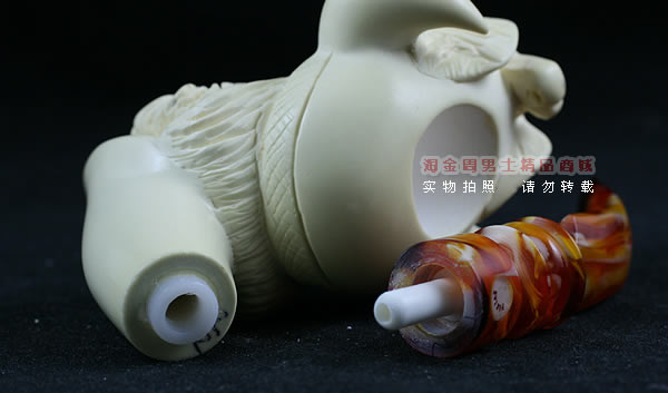 土耳其PAKTAS海泡石烟斗|5件套雕像P88-6