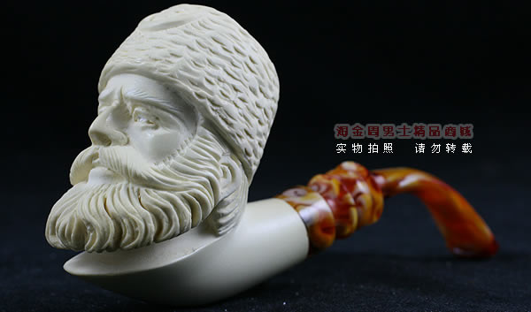 土耳其PAKTAS海泡石烟斗|5件套雕像P9-1