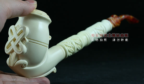 土耳其PAKTAS海泡石烟斗|6件套加长大号如意斗-12